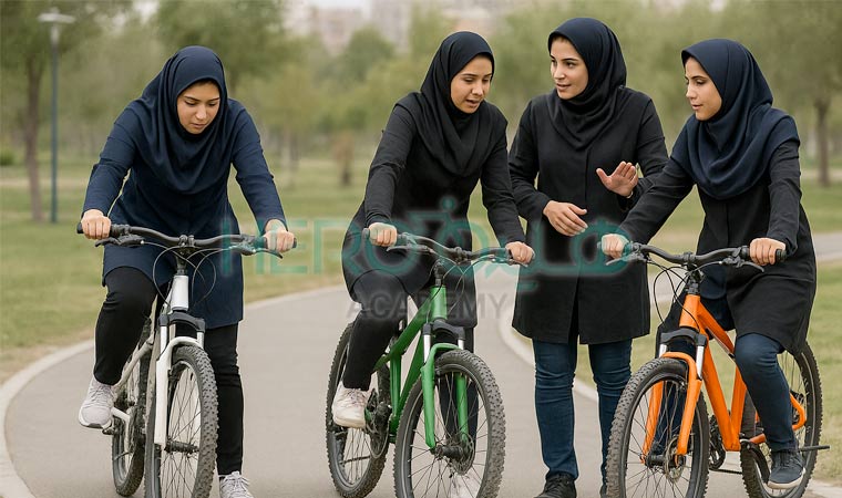 آموزش دوچرخهسواری بانوان مشهد